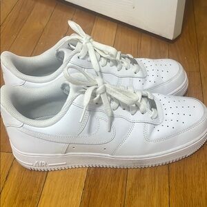 White Nike Air Force 1 Sneakers